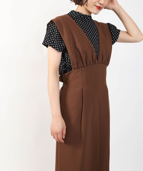 DIARIUM（ディアリウム）の「バックリボンジャンパースカート（ジャンパースカート・レディース・ブラウン/ブラック・M）」の18枚目の写真