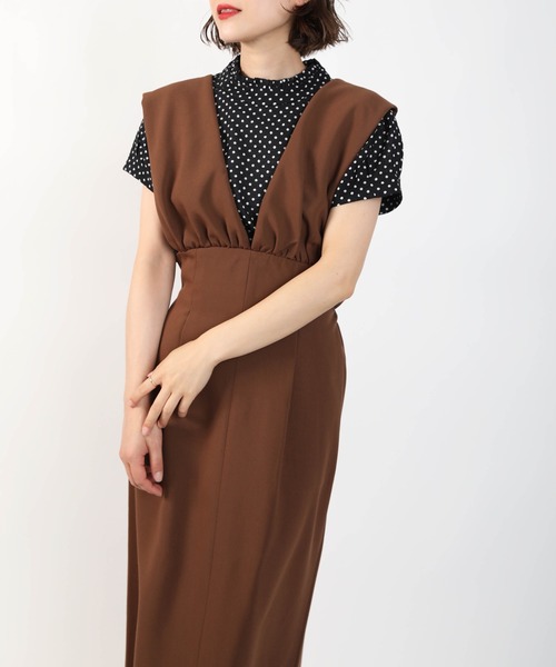 DIARIUM（ディアリウム）の「バックリボンジャンパースカート（ジャンパースカート・レディース・ブラウン/ブラック・M）」の19枚目の写真