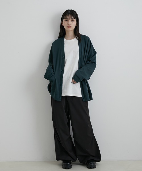 JUNRED(ジュンレッド)の「ピアースキンルーズカーディガン(カーディガン/ボレロ・メンズ・チャコールグレー/パープル/グリーン・S/M/L)」の22枚目の写真