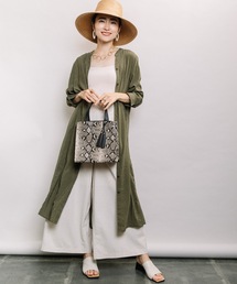 ストライプシャツOP