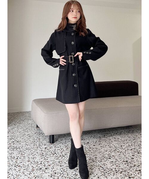 RESEXXY（リゼクシー）の「フェイクスエードショートブーツ（ブーツ・レディース・ブラック/ベージュ・SMALL/MEDIUM/LARGE）」の7枚目の写真