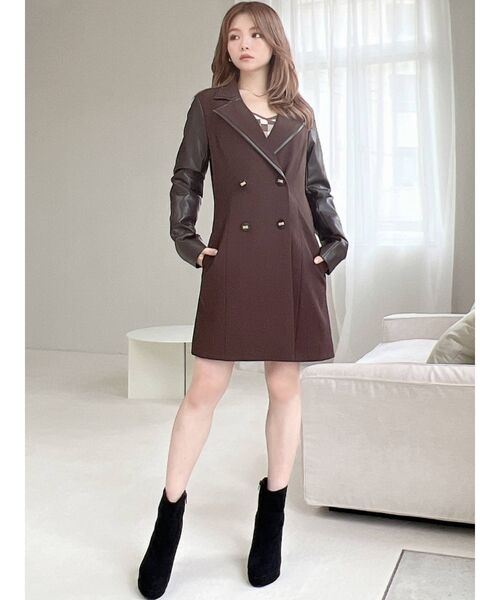 RESEXXY（リゼクシー）の「フェイクスエードショートブーツ（ブーツ・レディース・ブラック/ベージュ・SMALL/MEDIUM/LARGE）」の9枚目の写真