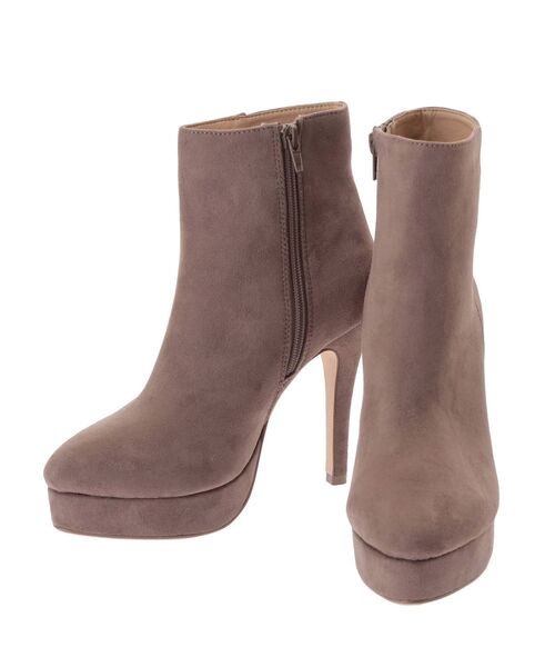 RESEXXY（リゼクシー）の「フェイクスエードショートブーツ（ブーツ・レディース・ブラック/ベージュ・SMALL/MEDIUM/LARGE）」の17枚目の写真