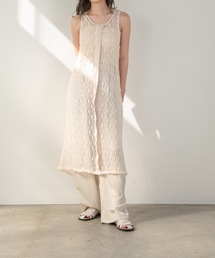 Amiur | front tape lace knit ops(ワンピース)