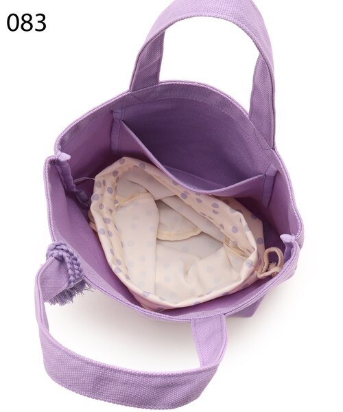 SHOO・LA・RUE（シューラルー）の「◆巾着付きイニシャルトート（トートバッグ・レディース・イエロー/オレンジ/ブルー/グリーン/ブラウン系/パープル系/ピンク系・00）」の9枚目の写真