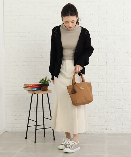 SHOO・LA・RUE（シューラルー）の「◆巾着付きイニシャルトート（トートバッグ・レディース・イエロー/オレンジ/ブルー/グリーン/ブラウン系/パープル系/ピンク系・00）」の15枚目の写真