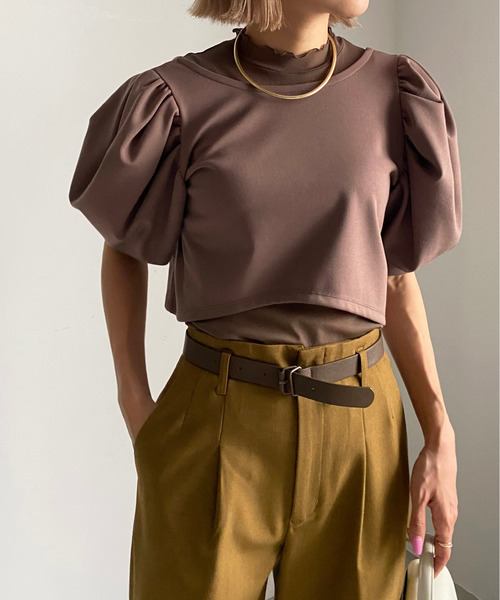 公式サイト Ameri（アメリ）の「3WAY TOP（Tシャツ LAYERED SLEEVE VOLUME トップス
