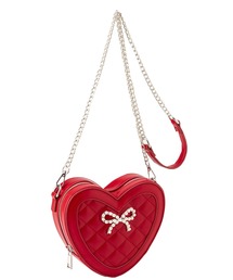 ハートパールリボンショルダーバッグ