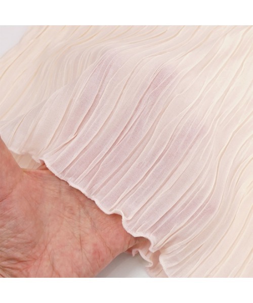 flower(フラワー)の「プリーツシアートップ(Tシャツ/カットソー・レディース・アイボリー/ベージュ/ブルー/ブラック・FREE)」の11枚目の写真