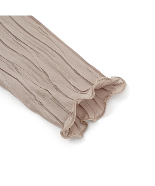 flower(フラワー)の「プリーツシアートップ(Tシャツ/カットソー・レディース・アイボリー/ベージュ/ブルー/ブラック・FREE)」の8枚目の写真