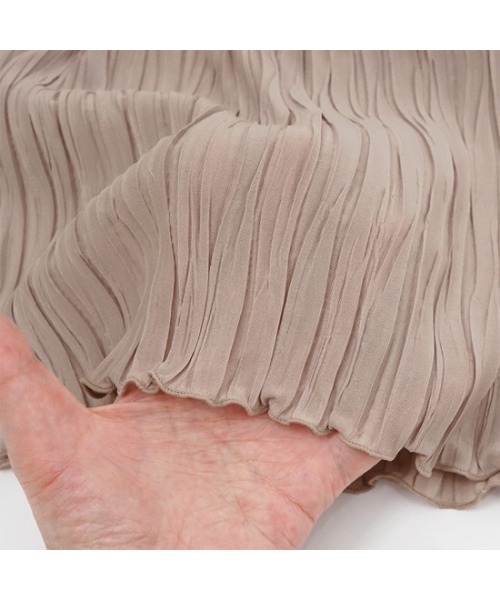 flower(フラワー)の「プリーツシアートップ(Tシャツ/カットソー・レディース・アイボリー/ベージュ/ブルー/ブラック・FREE)」の6枚目の写真