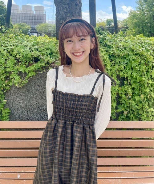 Tシャツ・カットソー DRYROSE FLOWER LAYERED TOP ハーフシャビーレーストップ2（Tシャツ/カットソー）｜flower