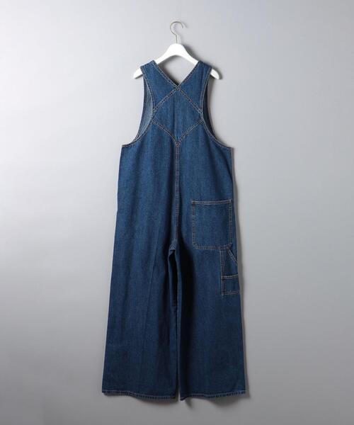 CURRENTAGE（カレンテージ）の「＜CURRENTAGE＞デニム BAGGY オールインワン（つなぎ/オールインワン・レディース・コバルトブルー・1）」の12枚目の写真