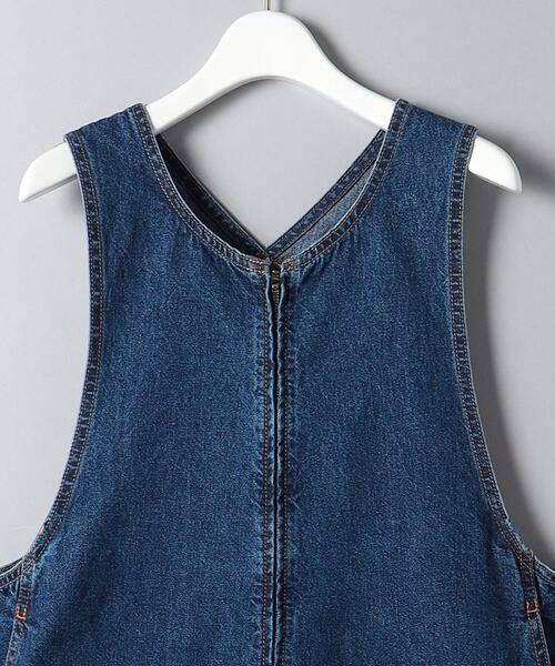 CURRENTAGE（カレンテージ）の「＜CURRENTAGE＞デニム BAGGY オールインワン（つなぎ/オールインワン・レディース・コバルトブルー・1）」の13枚目の写真