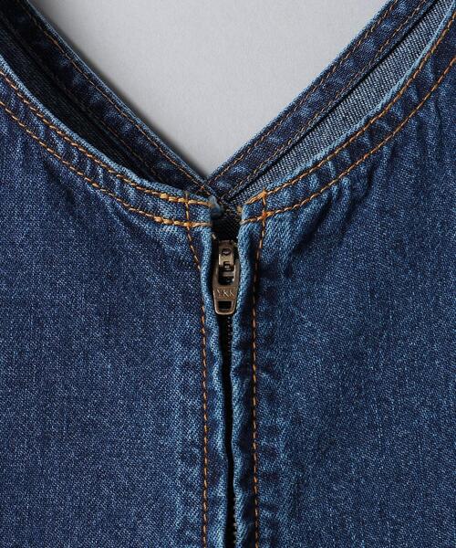 CURRENTAGE（カレンテージ）の「＜CURRENTAGE＞デニム BAGGY オールインワン（つなぎ/オールインワン・レディース・コバルトブルー・1）」の16枚目の写真