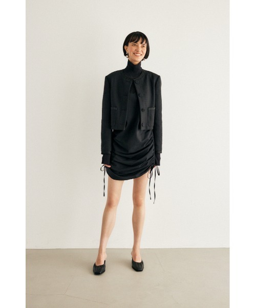 M_(エムアンダーバー)の「【M_】TWEED ジャケット(ノーカラージャケット・レディース・グレー/ブラック・2/1)」の10枚目の写真