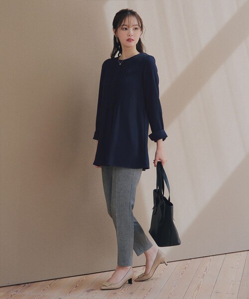 Tiaclasse(ティアクラッセ)の「T/R両面起毛ストレッチパンツ(その他パンツ・レディース・グレー系その他/ブラウン系その他/ブラック/グレー系その他2/オフホワイト/ネイビー系・S/M/L)」の17枚目の写真