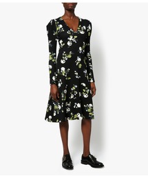 SOPHIE DRESS CAHUN GARDEN JERSEY BLACK