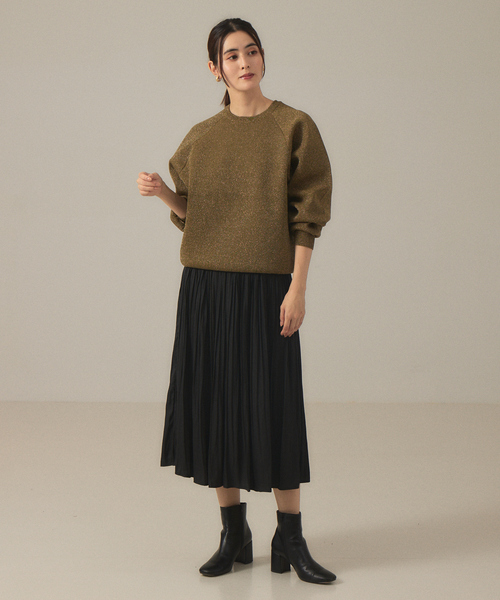 abahouse mavie（アバハウスマヴィ）の「ツイルシャンブレーミモレスカート（スカート・レディース・オレンジ系その他/ネイビー/グレイッシュベージュ/ブラック・フリー）」の16枚目の写真