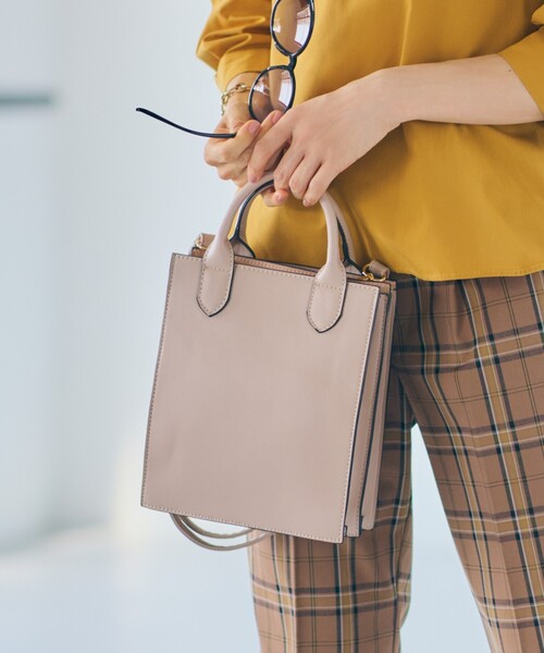 SHOO・LA・RUE(シューラルー)の「◆【2WAY】スクエアショルダーバッグ(ショルダーバッグ・レディース・ブラック/グレー/サンドベージュ・00)」の22枚目の写真