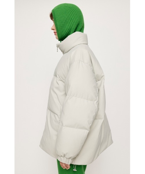 SLY（スライ）の「FINE TOUCH LOFTECH PUFFER JK ファインタッチ ロフテック パッファージャケット スタンドネック（ダウンジャケット/コート・レディース・グレー/アイボリー/ブラック/ライトイエロー・1/2）」の8枚目の写真