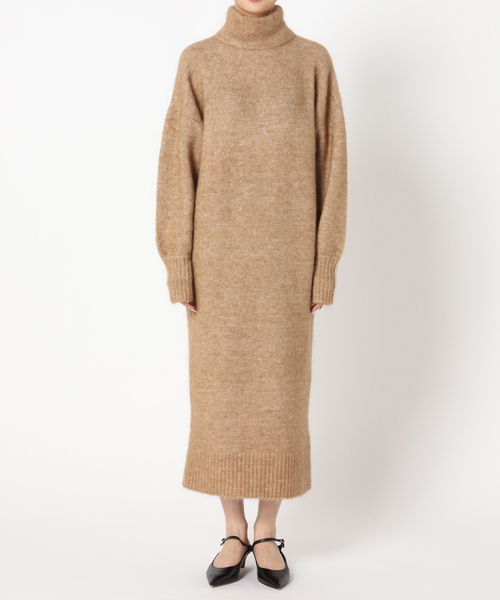 Noble（ノーブル）の「《追加》モヘヤ混ストレッチニットワンピース