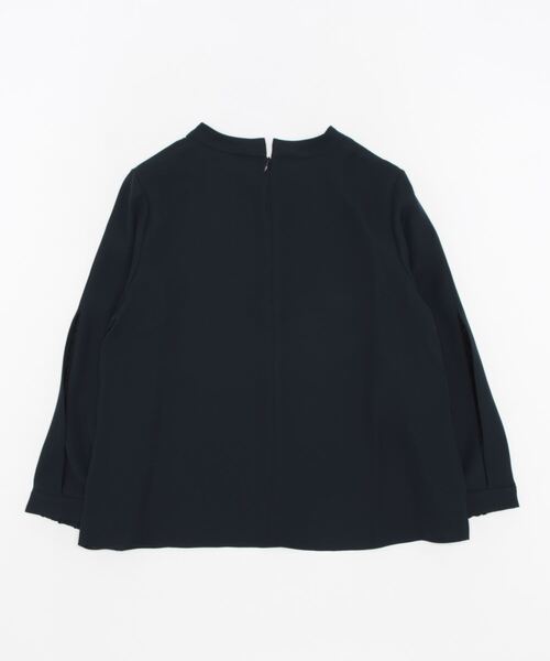 fleur by mint breeze(フルールバイミントブリーズ)の「【M~5L 大きいサイズ】レース使い モックネック風 クラシカル ブラウス(シャツ/ブラウス・レディース・ライトグレー/ピンク/ネイビー・M/L/LL/3L/4L/5L)」の12枚目の写真