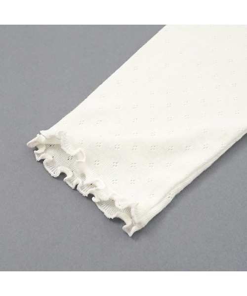 flower(フラワー)の「レースメロウトップ(Tシャツ/カットソー・レディース・ベージュ/ブルー/ホワイト・FREE)」の14枚目の写真