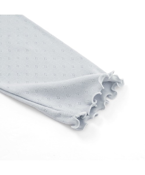 flower(フラワー)の「レースメロウトップ(Tシャツ/カットソー・レディース・ベージュ/ブルー/ホワイト・FREE)」の7枚目の写真