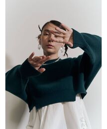 UN3D. | ドルマンショートニットトップ(ニット/セーター)
