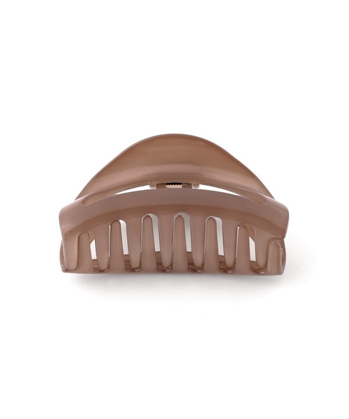 ANEMONE（アネモネ）の「フランス製ハーフムーンミニバンス（バレッタ/ヘアクリップ・レディース・ベージュ/ライトピンク・FREE）」の6枚目の写真