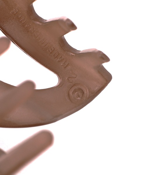 ANEMONE（アネモネ）の「フランス製ハーフムーンミニバンス（バレッタ/ヘアクリップ・レディース・ベージュ/ライトピンク・FREE）」の8枚目の写真