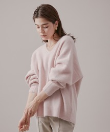 ROPE' | チャイニーズラクーンウールVネックニット(ニット/セーター)