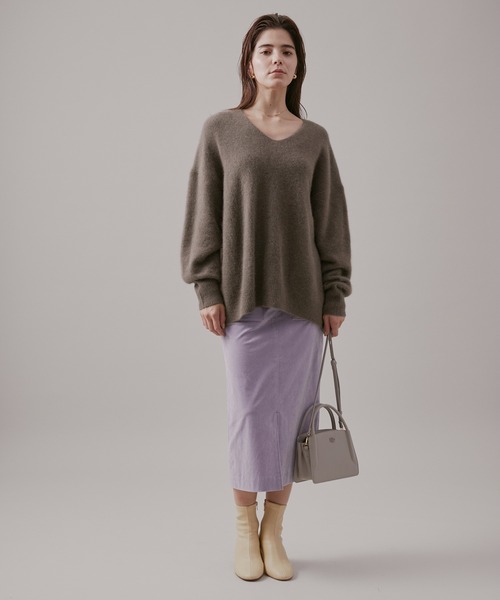 ROPE'（ロペ）の「チャイニーズラクーンウールVネックニット