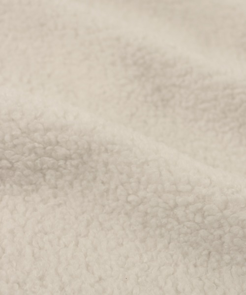 GIORDANO（ジョルダーノ）の「[ GIORDANO ]シープボアフリースパーカー（パーカー・レディース・ホワイト・MEDIUM/LARGE）」の2枚目の写真