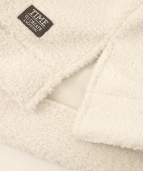 GIORDANO（ジョルダーノ）の「[ GIORDANO ]シープボアフリースパーカー（パーカー・レディース・ホワイト・MEDIUM/LARGE）」の6枚目の写真