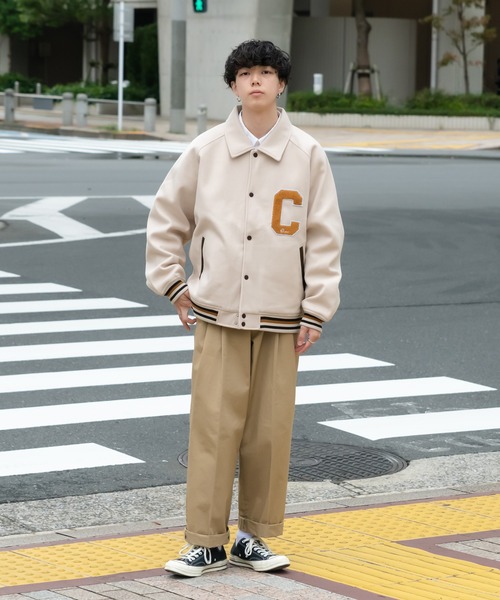 ONCILY（オンシェリー）の「CHENILLE EMBLEM STADIUM JACKET / サガラ