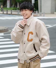 ONCILY（オンシェリー）の「CHENILLE EMBLEM STADIUM JACKET 