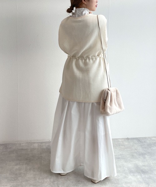 w closet（ダブルクローゼット）の「キルティングベスト（ベスト