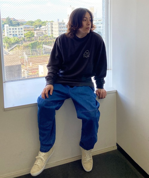 POLeR(ポーラー)の「【Web限定】POLeR/ポーラー バックプリント クルーネックスウェット/トレーナー 223APM2503(スウェット・メンズ・ヘザーグレー/ヘザーチャコール・XL/M/L)」の10枚目の写真