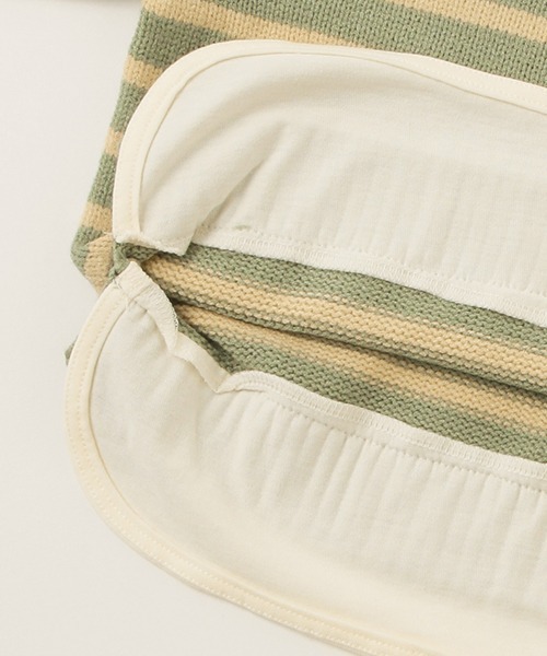 petit main（プティマイン）の「ボーダーニット（ニット/セーター・キッズ・グリーン/モカ/アイボリー・S/M/L）」の17枚目の写真