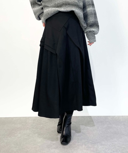 PICCIN(ピッチン)の「ランダムデザインスカート(スカート・レディース・ブラック/ブルー/オフホワイト・M/L)」の3枚目の写真