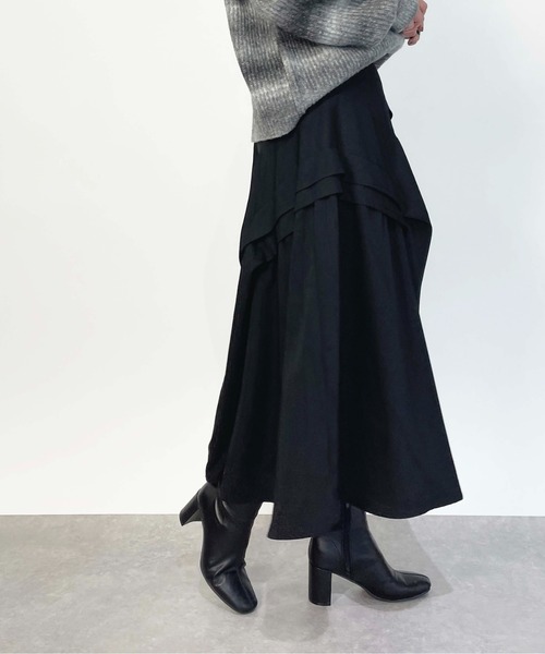 PICCIN(ピッチン)の「ランダムデザインスカート(スカート・レディース・ブラック/ブルー/オフホワイト・M/L)」の18枚目の写真