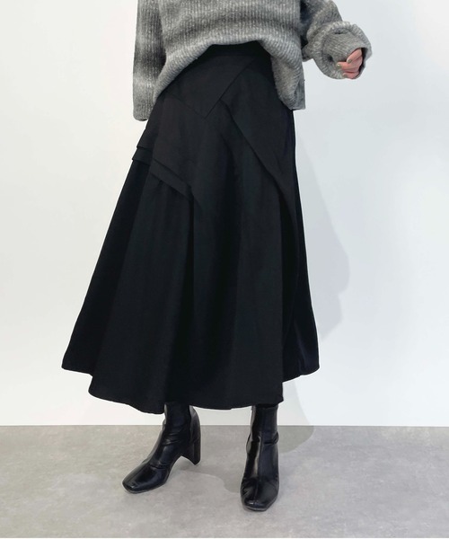 PICCIN(ピッチン)の「ランダムデザインスカート(スカート・レディース・ブラック/ブルー/オフホワイト・M/L)」の21枚目の写真