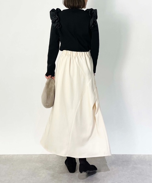 PICCIN(ピッチン)の「ランダムデザインスカート(スカート・レディース・ブラック/ブルー/オフホワイト・M/L)」の13枚目の写真