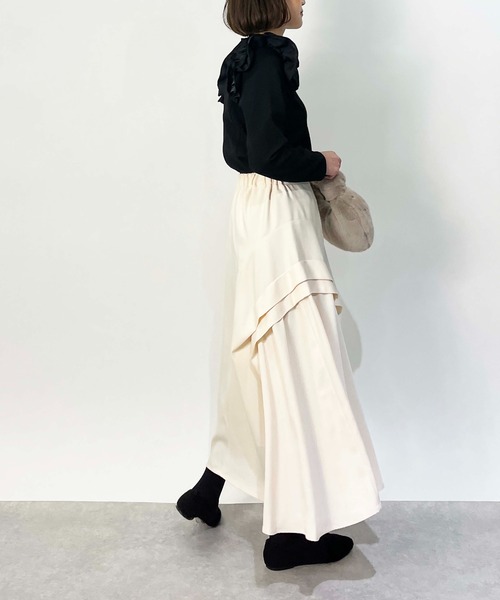 PICCIN(ピッチン)の「ランダムデザインスカート(スカート・レディース・ブラック/ブルー/オフホワイト・M/L)」の12枚目の写真