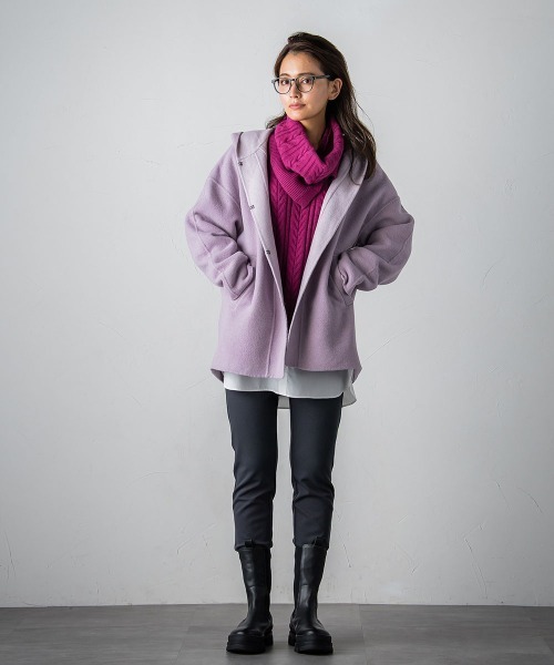 MAYSON GREY（メイソングレイ）の「ダブルフェイスフーディミドル