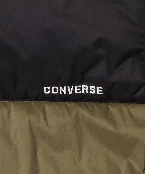 CONVERSE(コンバース)の「CONVERSE コンバース ワンポイントロゴ刺繍切替スタンドジャケット(その他アウター・メンズ・カーキ/マスタード/ベージュ/ブラック/ブルー・M/L/XL)」の11枚目の写真