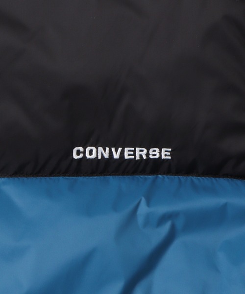 CONVERSE(コンバース)の「CONVERSE コンバース ワンポイントロゴ刺繍切替スタンドジャケット(その他アウター・メンズ・カーキ/マスタード/ベージュ/ブラック/ブルー・M/L/XL)」の15枚目の写真