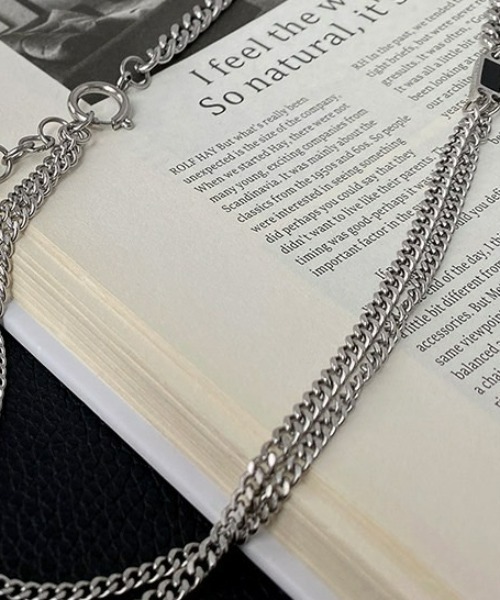 B.R.U（ブル）の「【累計販売数1万本突破】シルバー2連チェーンネックレス（ネックレス・メンズ・シルバー/その他1/その他2/その他3/その他4・FREE）」の7枚目の写真